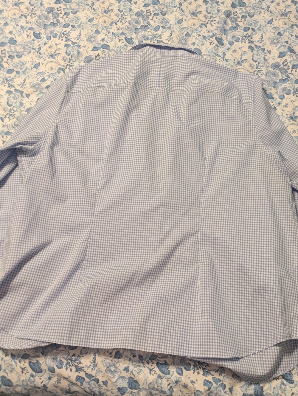 Polo by Ralph Lauren Blue and White Gingham Button-Down Shirt - Picture 2 of 5